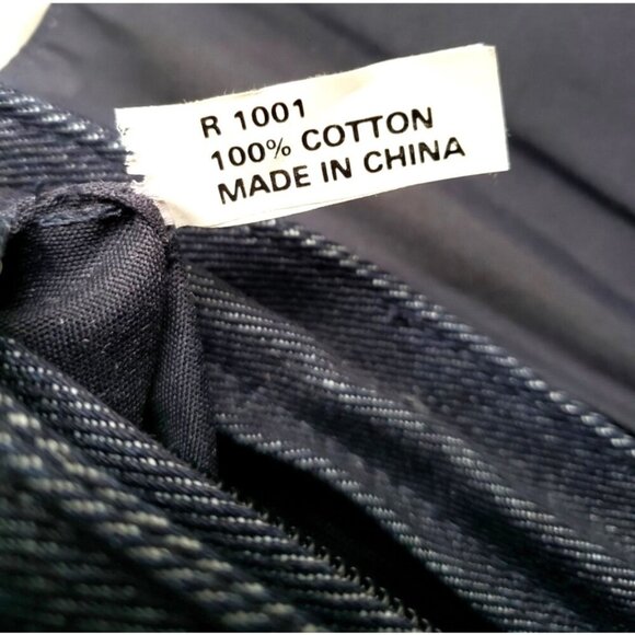 Vintage 90s Y2K Denim Studded Shoulder Bag With Card Holder & Zip Compartments - Picture 7 of 7